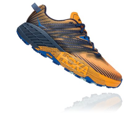 Hoka One One Speedgoat 4 Moški Trail Tekaški Čevlji Rumena / Črna SI-856091I